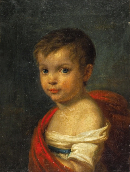 Фогель фон Фогельштейн Карл Христиан (Vogel von Vogelstein Carl Christian)(1788—1868) «Портрет ребенка». 1810. Холст, масло, 45,2x33,3 см.