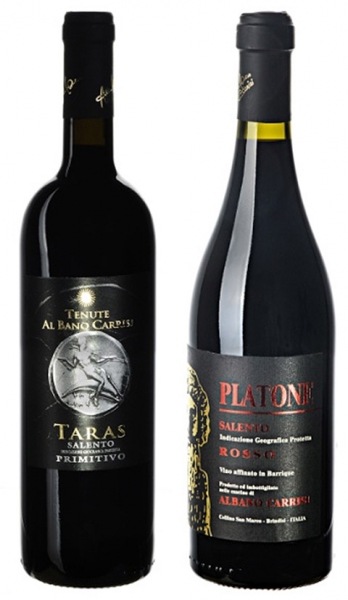 Набор 2х вин в футляре: PLATONE/ ПЛАТОН 2012 IGT, 14%, 0,75л+ TARAS/ ТАРАС 2013 IGT, 13,5%, 0,75 л