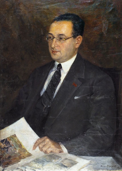 Модоров Фёдор Александрович (1890–1967) «Портрет М.Е. Кольцова». 1935. Холст, масло, 87x62 см.