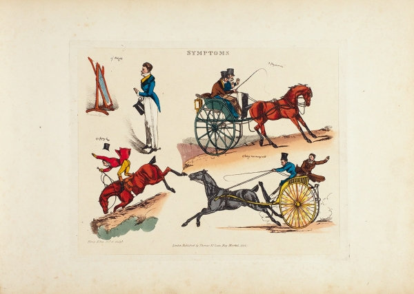 [Альбом] Поводы для смеха. [Symptoms of being amused]. 42 гравюры Герни Олкена. Т. 1 [и единств.] Лондон, 1822.