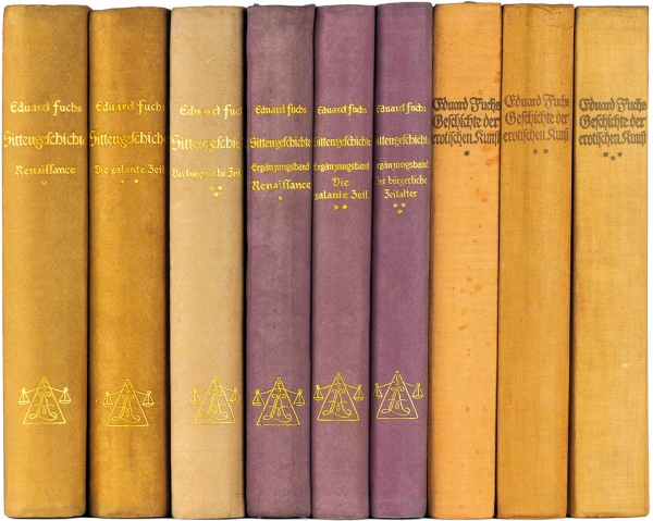 Коллекция истории эротики Эдуарда Фукса: 9 томов.