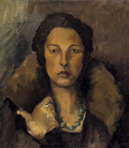 Левицкая София (Соня) Филипповна (1874–1937) «Женский портрет». 1930-е. Холст, масло, 73x54 см.