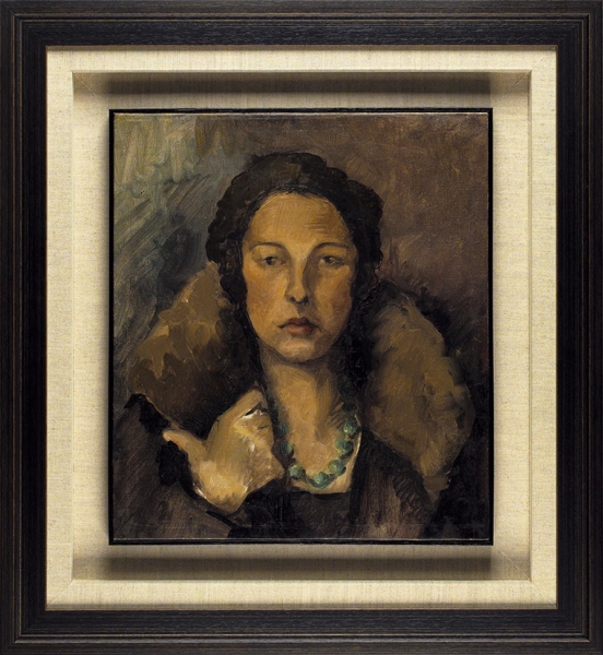 Левицкая София (Соня) Филипповна (1874–1937) «Женский портрет». 1930-е. Холст, масло, 73x54 см.
