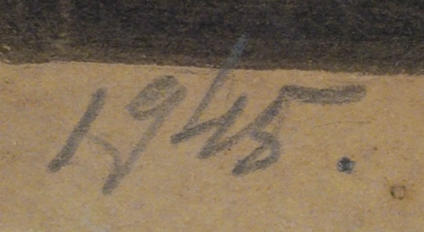 Соколов Илья Алексеевич (1890–1968) «Фонтан Витали». 1945. Бумага, акварель, белила, графитный карандаш, 55,8x44,7 см.