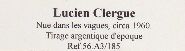 Клерг Люсьен (Lucien Clergue) (1934–2014) «Ню». 1968. Авторский отпечаток 1970 года. Бумага, печать, 34x25,5 см.