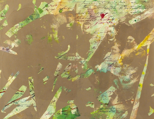 Гороховский Эдуард Семенович (1929–2004) «Без названия». 1992. Бумага, смешанная техника, 48,1x61,8 см.