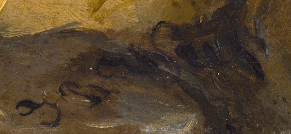 Вейс (Weiss) Иоганн Баптист (1812-1879) «Морское побережье». Третья четверть XIX века. Холст, масло, 40,5x63 см.