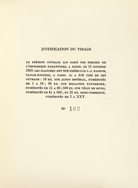 [Размер имеет значение] Приапы. [Les Priapées. На фр. яз.]. Париж: Editions du trianon, 1929.