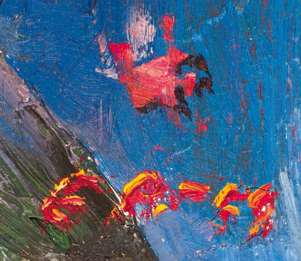 Рапопорт Борис Наумович (1922–2006) «Композиция № 1». 1959. Холст, масло, 46,5x36,5 см.