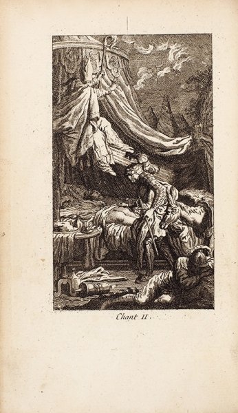 [Сексуальная жизнь Жанны д’Арк в 20 гравюрах] Вольтер. Орлеанская девственница. [La pucelle d’orleans, poeme. На фр. яз.]. [Женева], 1762.
