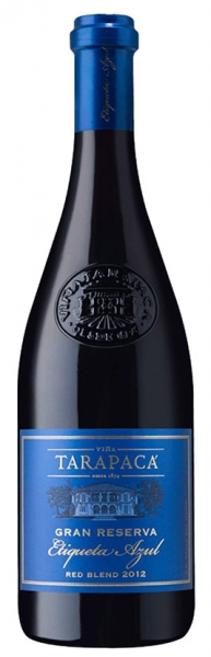 Blue Label Gran Reserva Vina Tarapaca, red dry, 2012, 15%, 0,75 л.