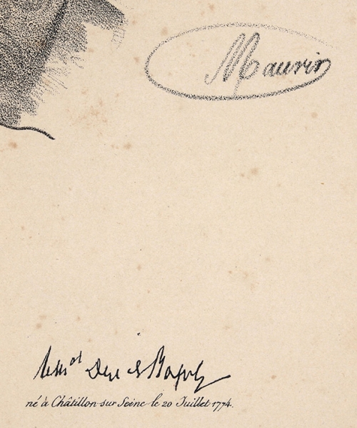 Морен Антуан (Antoine Maurin) (1793–1860) «Огюст де Мармон». Первая треть XIX века. Бумага, литография, 35x26 см.