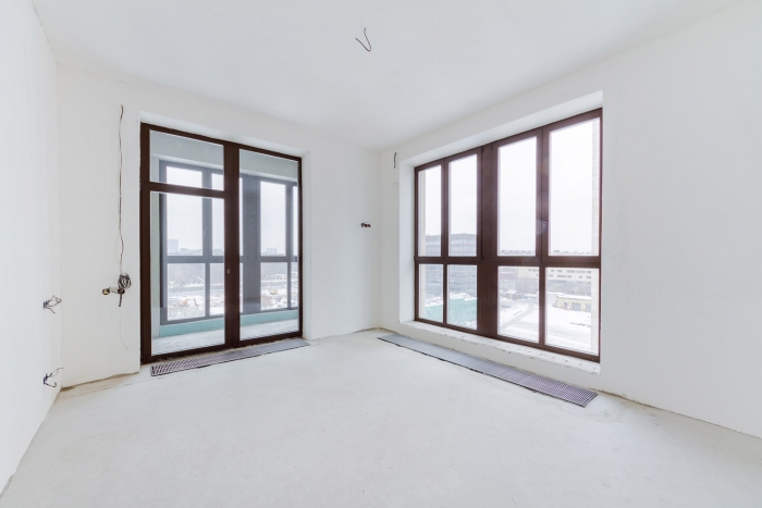 Квартира 153 кв. м — Квартира с отделкой white box с панорамными видами на Сити. ЖК Redside, улица Сергея Макеева, 9.