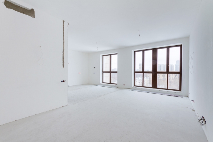 Квартира 153 кв. м — Квартира с отделкой white box с панорамными видами на Сити. ЖК Redside, улица Сергея Макеева, 9.