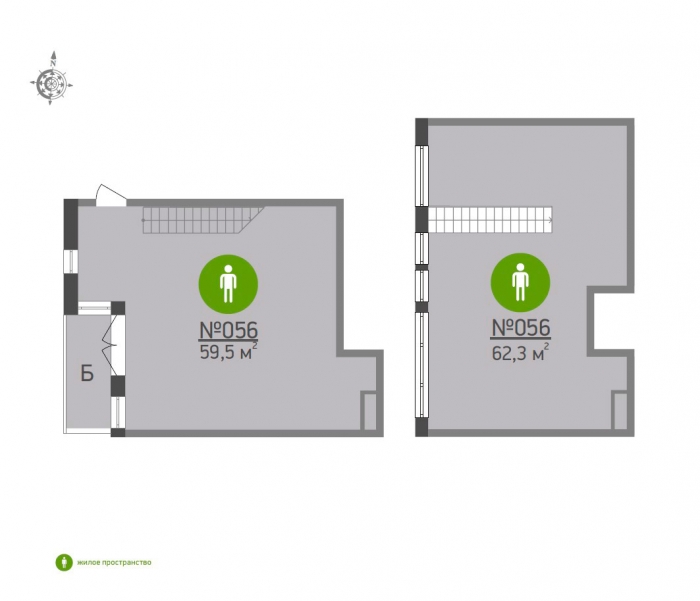 Квартира 118 кв. м — Мансардный лофт с панорамными видами. Жилой комплекс «Лофт-квартал Studio 12», 12-й пр. Марьиной Рощи, 8.