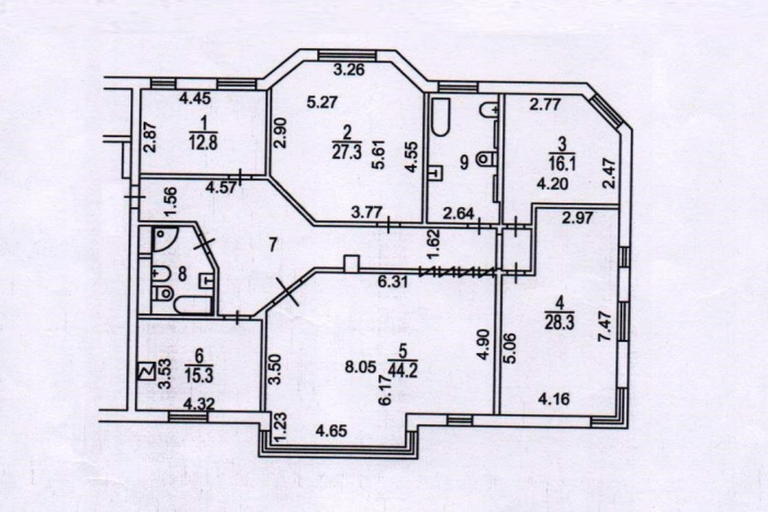 Квартира 192 кв. м — Квартира в клубном доме в тихом арбатском переулке. Клубный дом на Арбате, ул. Арбат, 18с1.