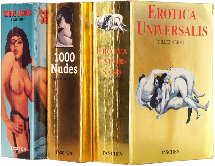 [18+. 4,6 кг М+Ж, М+М, Ж+Ж и многое другое] Эротика. Лот из трех книг. [На англ., фр., нем. яз. ] Кельн: Бенедикт Ташен, 1994.