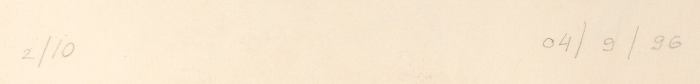 [Тираж 10 экз.] Лукацевич, А. [автограф] Постигая глубину складки бархата... [Литографированная книга художника]. Б.м., 1996.