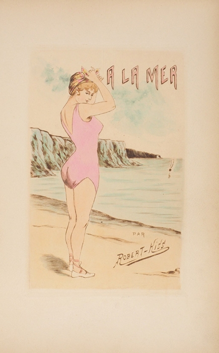 [Эротические офорты] Кисс, Р. На море. Парижские силуэты. [Kiss Robert. A la Mer. Silhouettes Parisiennes]. Б.м. б.г. [Париж, 1880-1890-е гг.].